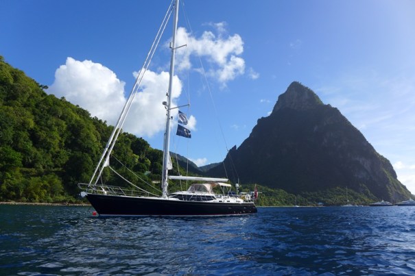 Shekina at ancor between the Pitons St Lucia